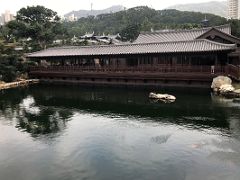 12 The wide teahouse building next to the small pond in Nan Lian Garden Hong Kong
